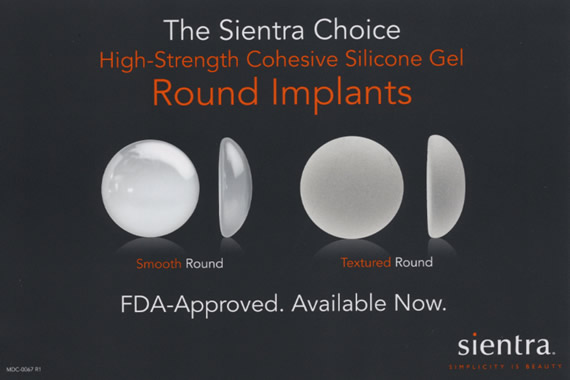 Sientra Implants Size Chart